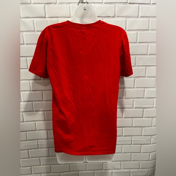 MINNIE MOUSE short sleeve red grandma shirt/size M - Picture 4 of 4